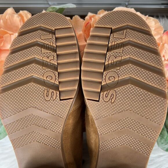 Sorel Cate Suede Ankle Boots Women’s 10 Camel Brown NL3380-224 Waterproof - Picture 10 of 11